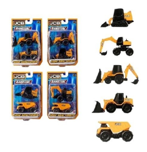 JCB mini maszyny 2-pak mix