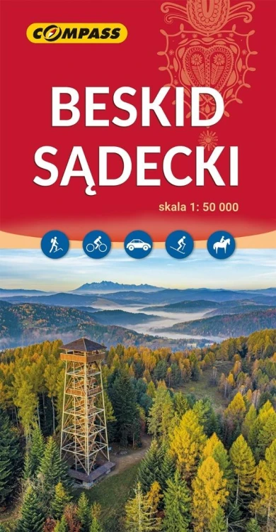 Mapa - Beskid Sądecki 1:50 000