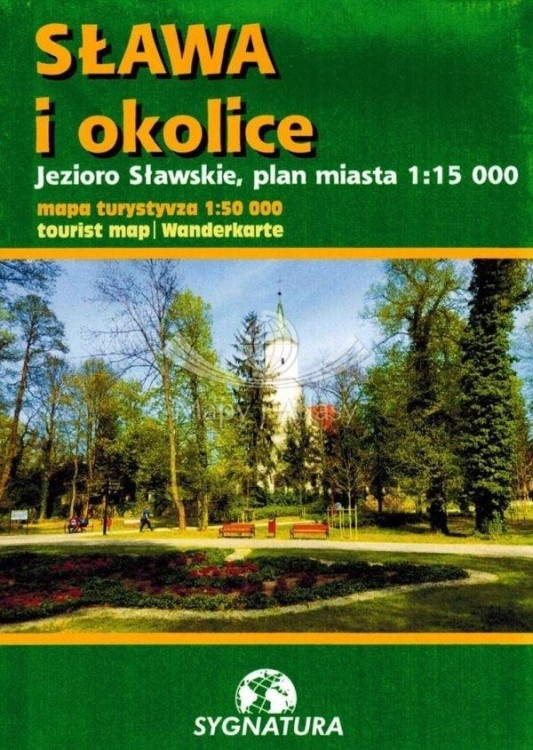 Mapa - Łagów i okolice 1:15 000