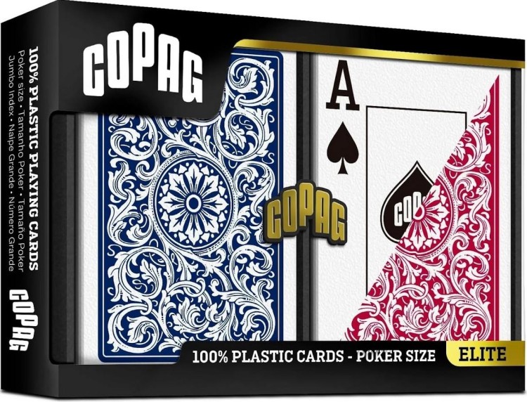 Karty do pokera Copag blue/red 2szt