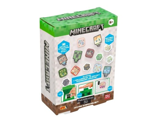 Naklejkomat 3D Minecraft zestaw uzupełniający