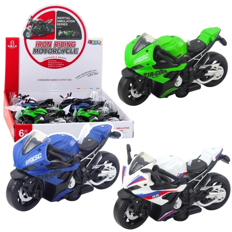 Motocykl wyścigowy z napędem i dźwiękiem MIX
